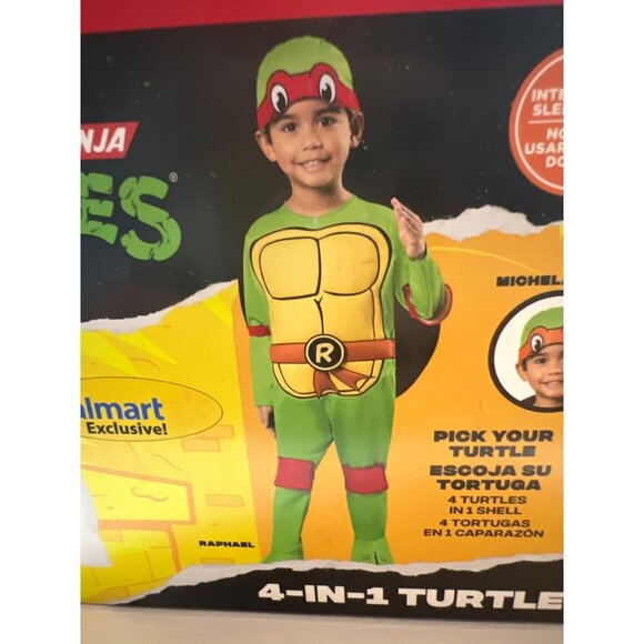 Teenage Mutant Ninja Turtles 4-In-1 Costume Set 2T - Picture 5 of 6